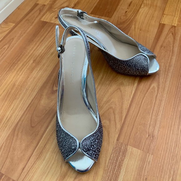 Lauren Blackwell Silver Heels - Picture 2 of 2